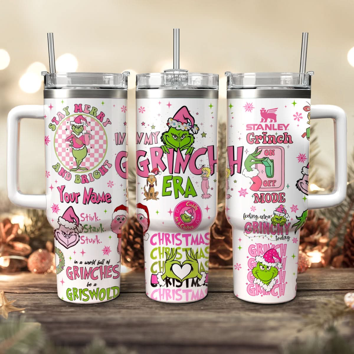 Custom Grinch Movie 40oz Tumbler - 409TTTLTB015