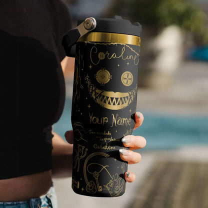 Custom Coraline Movies IceFlow 40oz Tumbler - 410HLTLTB003