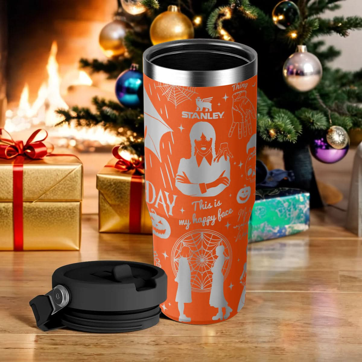 Wednesday Addams IceFlow 40oz Custom Tumbler - 409HLTLTB182