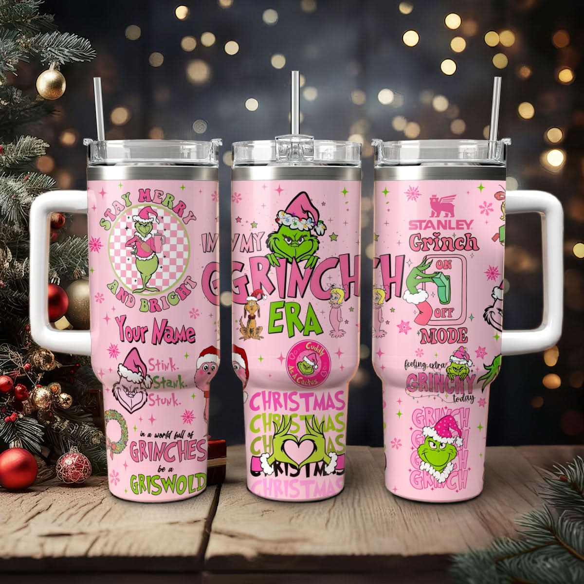 Custom Grinch Movie 40oz Tumbler - 409TTTLTB015