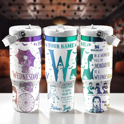 Wednesday Addams IceFlow 40oz Tumbler - 409TTTLTB001