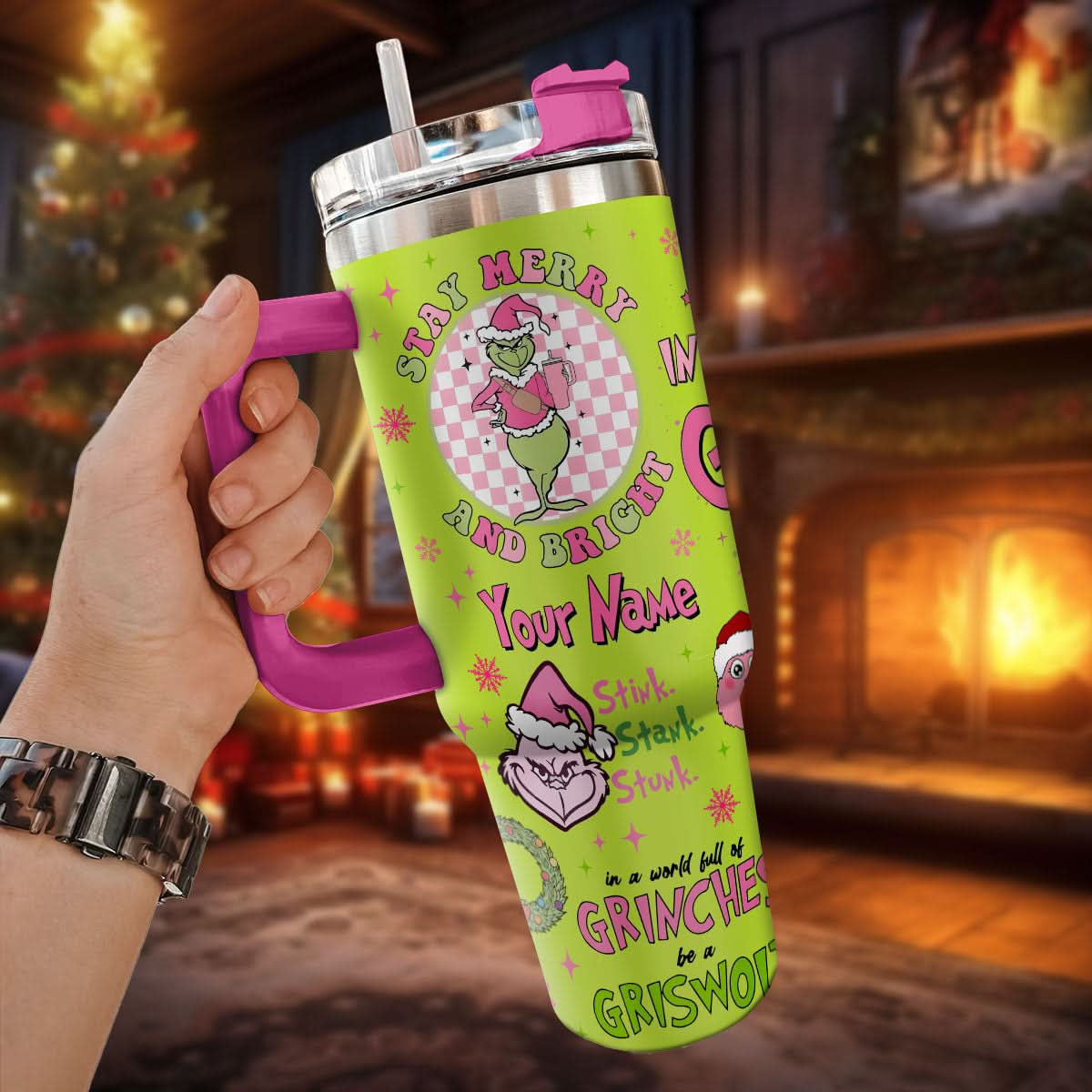 Custom Grinch Movie 40oz Tumbler - 409TTTLTB015