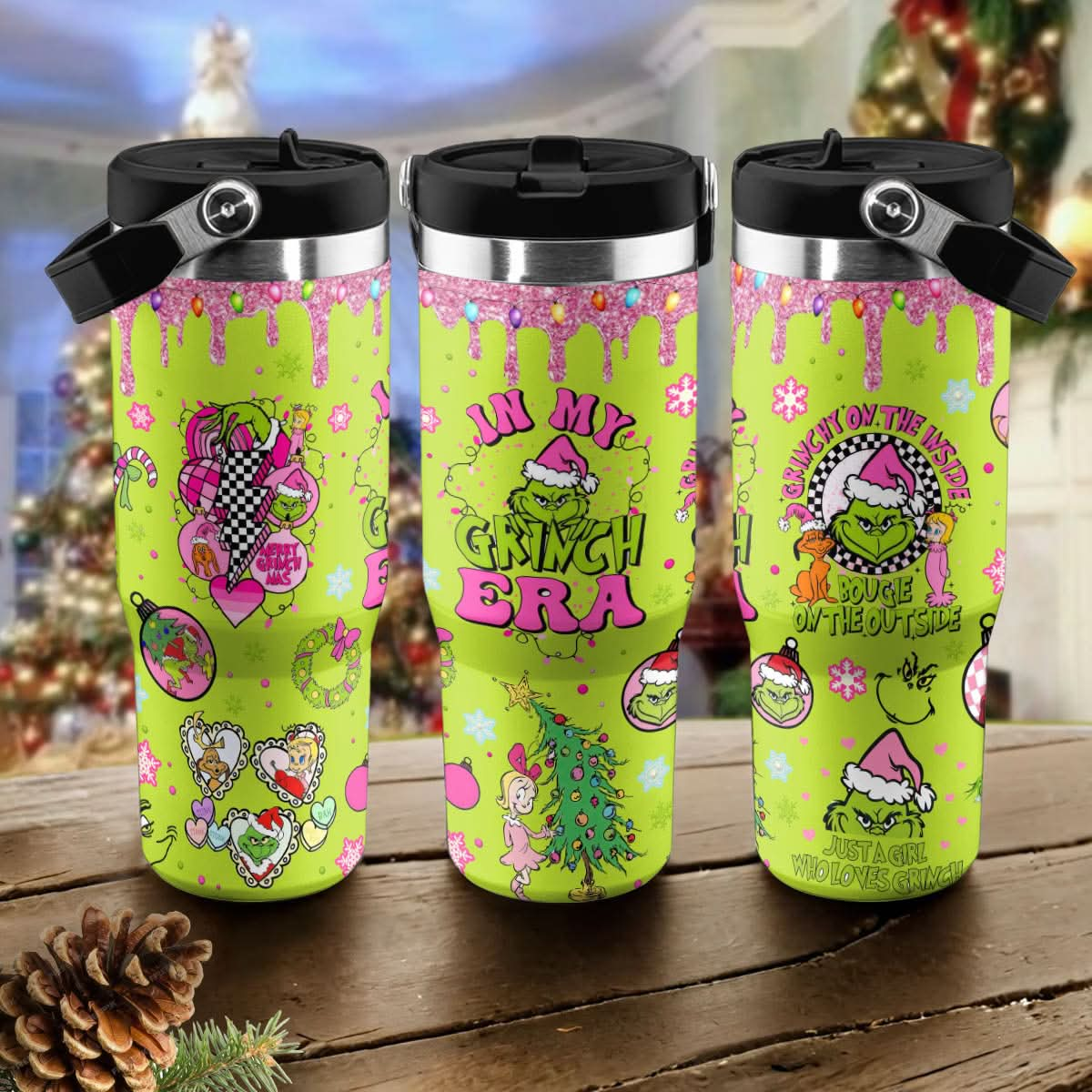 Grinch IceFlow 40oz Tumbler - 410TTTLTB009