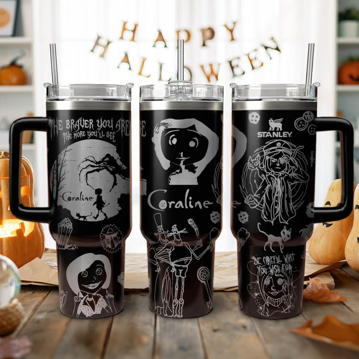 Coraline Movies 40oz Tumbler - 409HLTLTB180