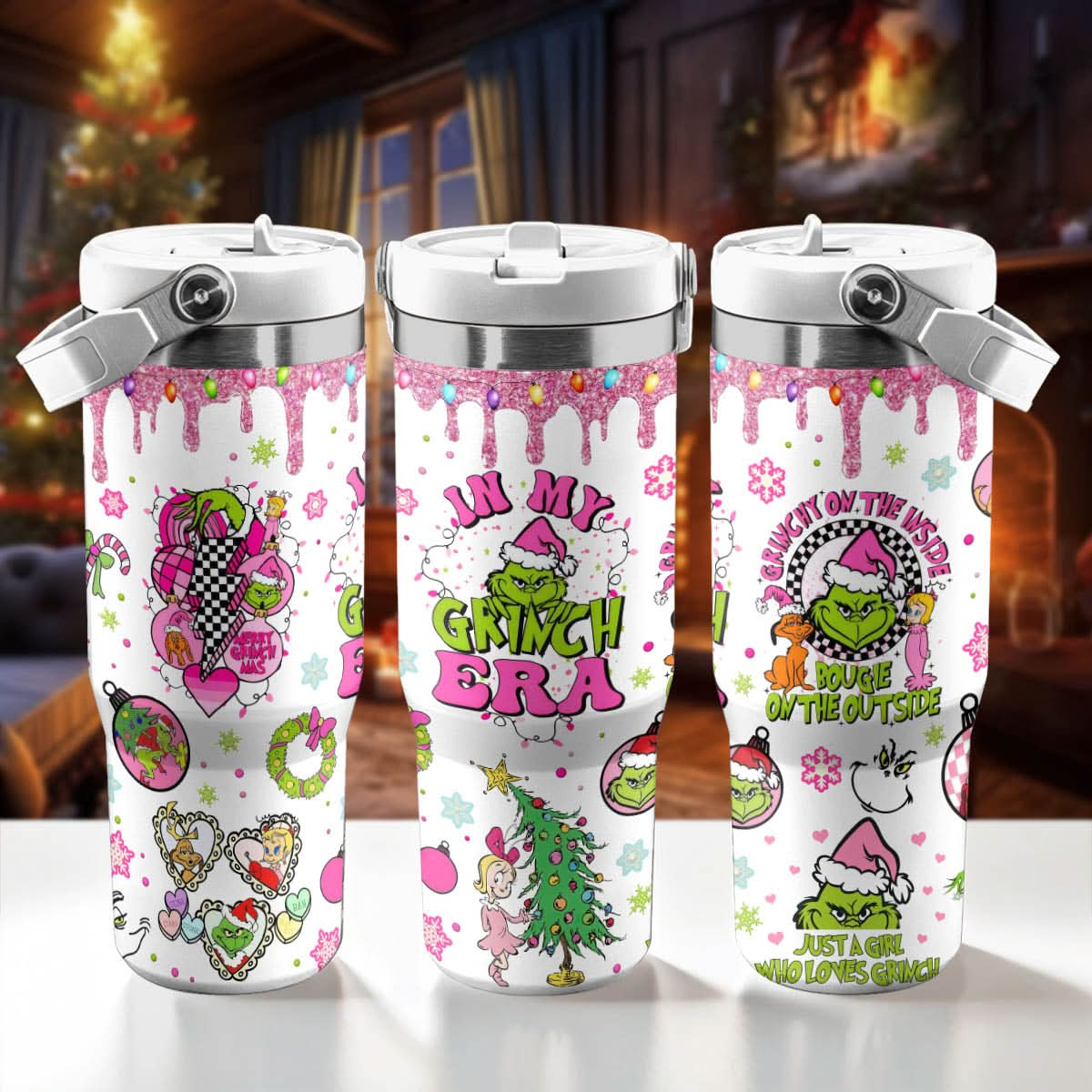 Grinch IceFlow 40oz Tumbler - 410TTTLTB009