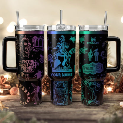 Beetlejuice Movies 40oz Custom Tumbler - 409HLTLTB175