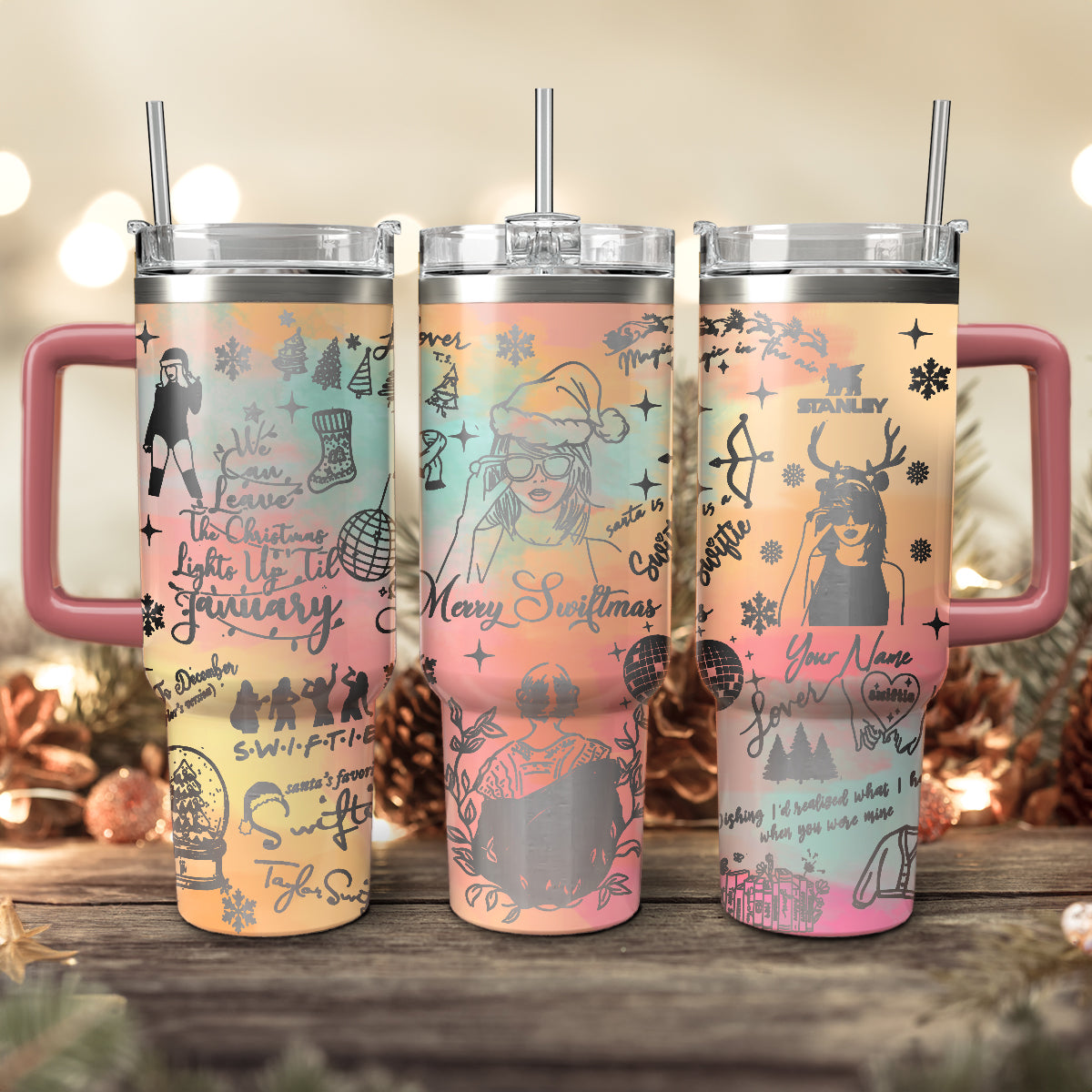 Custom Christmas TS, Gift 40oz Tumbler - 410QA-TB056