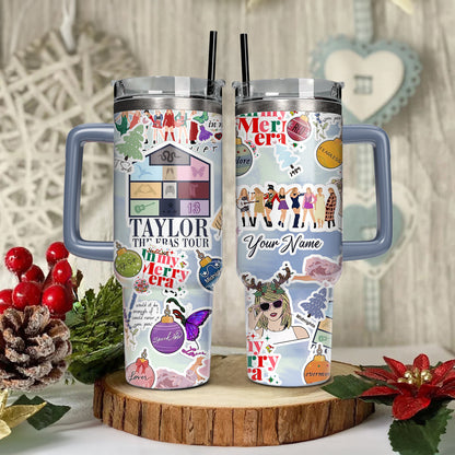 Custom TS Christmas Tumbler 40oz, Perfect Gift For Fans - 410QA-TB059