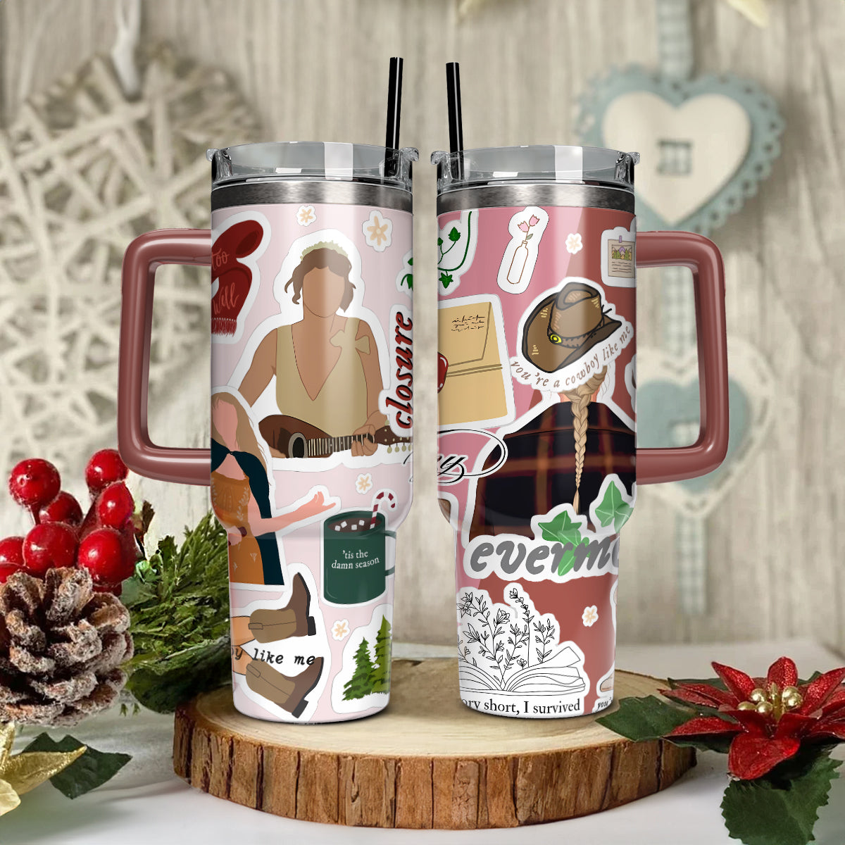 Custom Christmas TS, Evermore  40oz Tumbler - 410TT-TB070