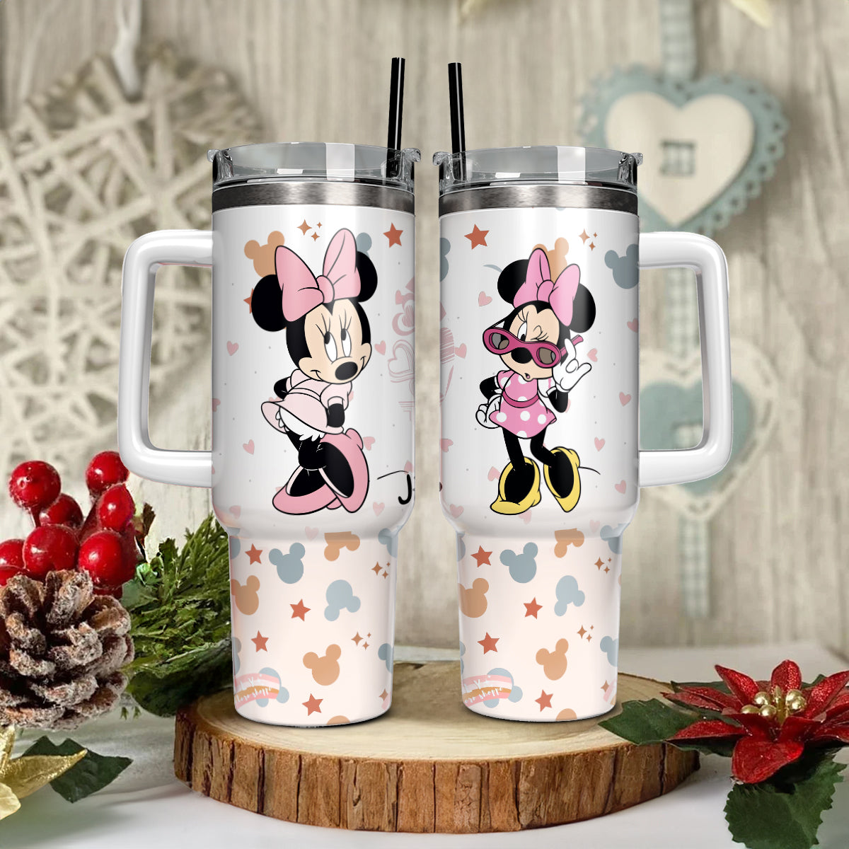 40oz Custom Disney Minnie Tumbler -410TT-TB053