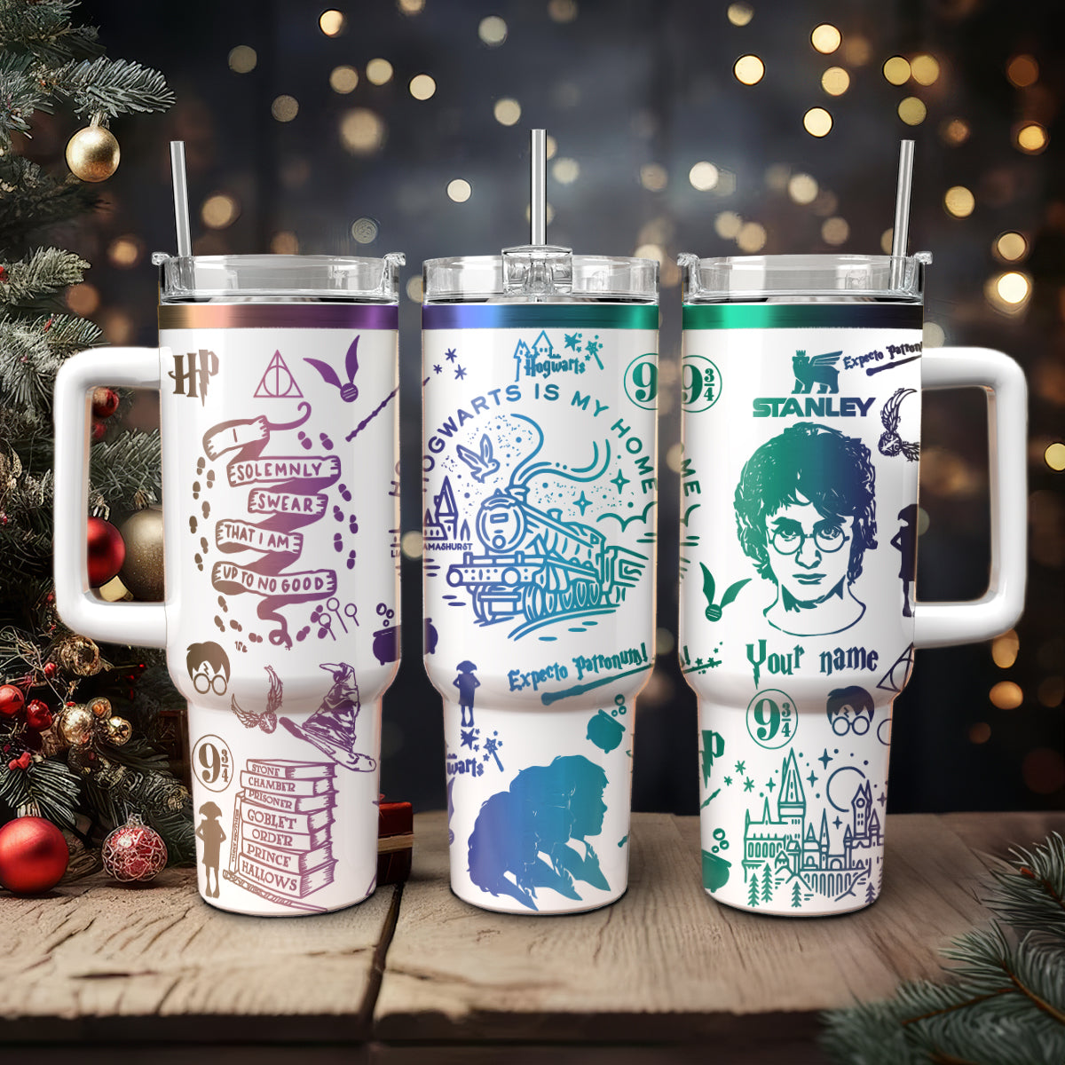 Custom "Harry Potter" Movie 40oz Tumbler - 410QA-TB041