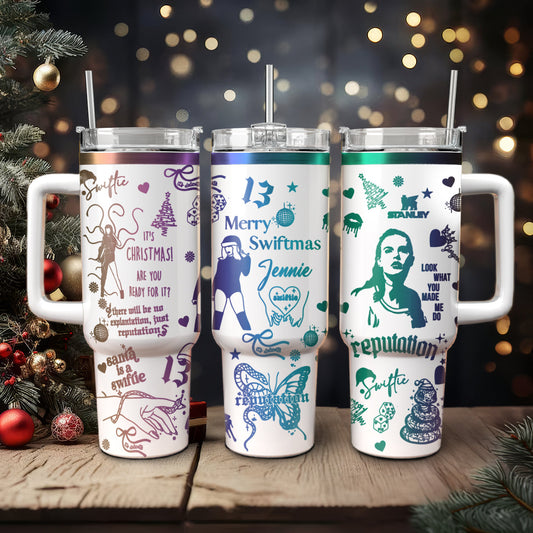 Custom Album Rep Christmas TS 40oz Tumbler - 410QA-TB064