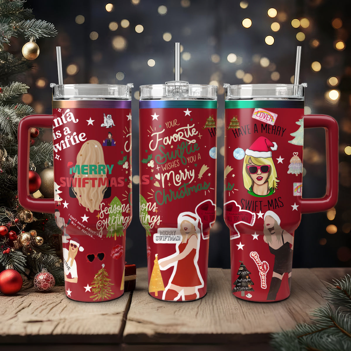 “All is too well” Christmas Taylor 40oz Tumbler - 410TT-TB064