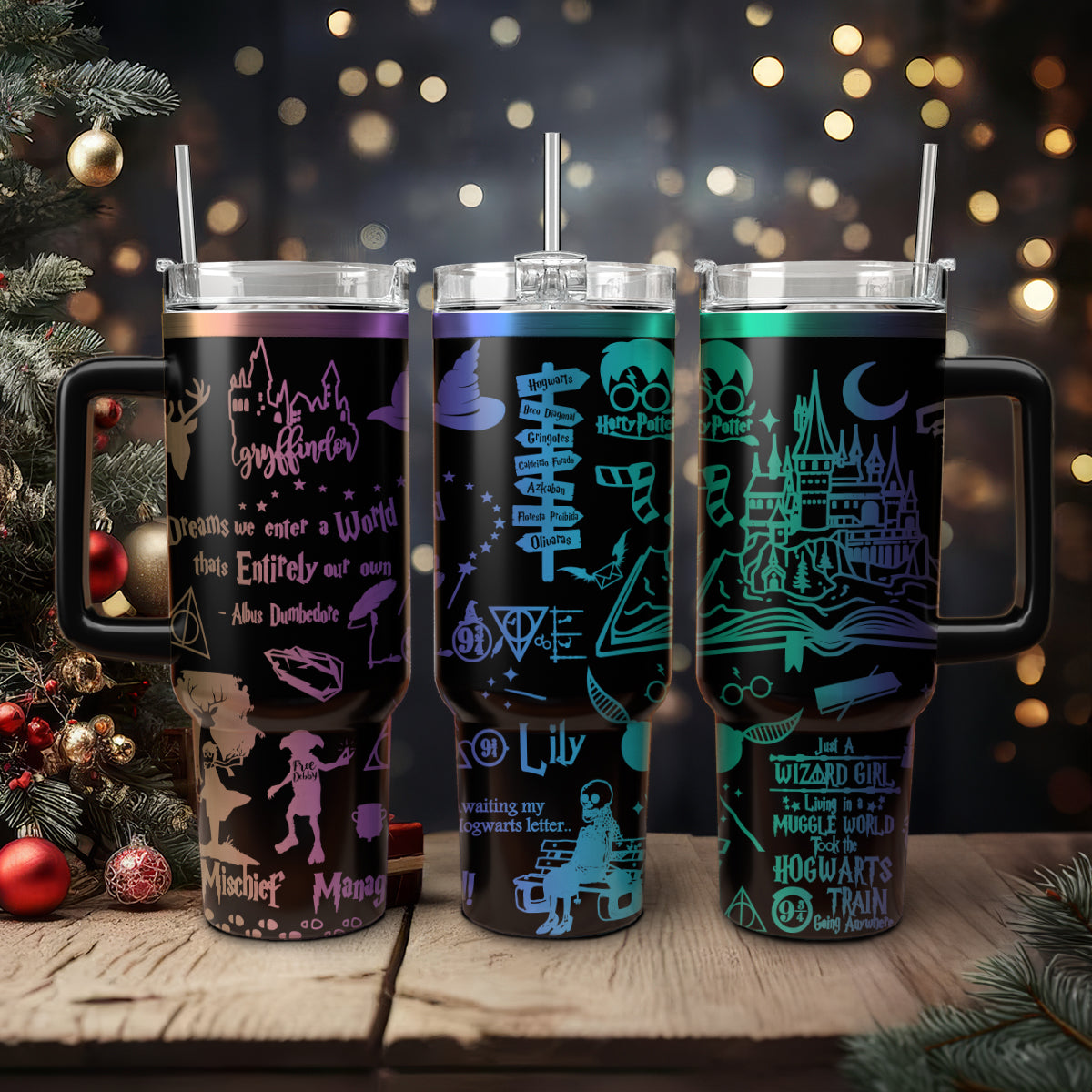 Custom "Harry Potter" Movie 40oz Tumbler - 410TT-TB049