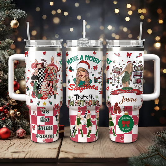 Custom Christmas TS Gift 40oz Tumbler - 410QA-TB065