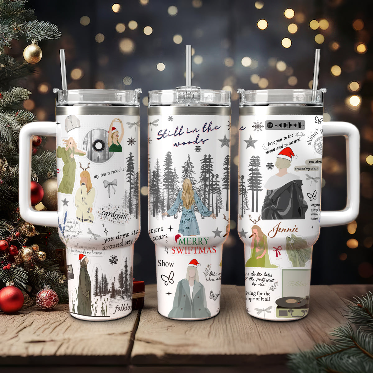 Custom TS Christmas Tumbler 40oz - 410QA-TB062