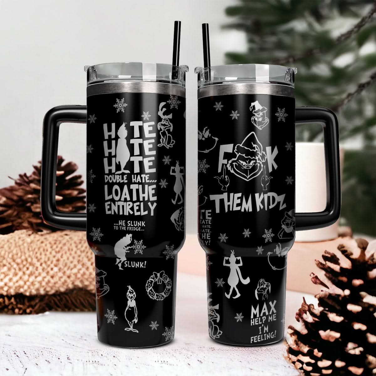 Custom Grinch Movie, Gift For Fans 40oz Tumbler - 410TT-TB018