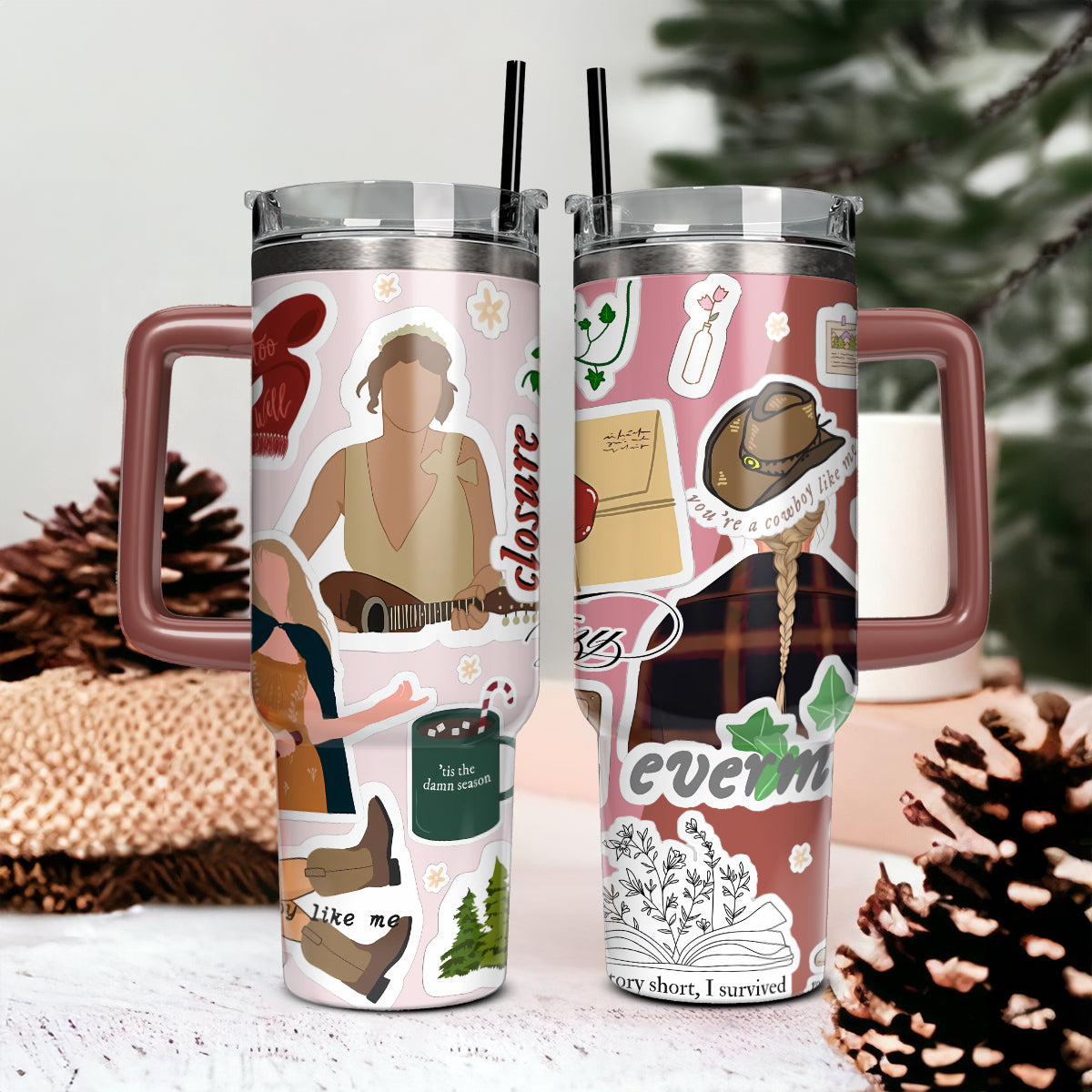 Custom Christmas TS, Evermore  40oz Tumbler - 410TT-TB070