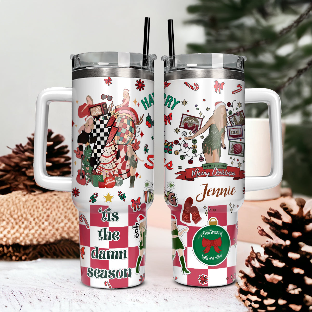 Custom Christmas TS Gift 40oz Tumbler - 410QA-TB065