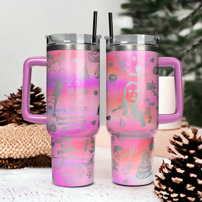 Custom Album Rep Christmas TS 40oz Tumbler - 410QA-TB064