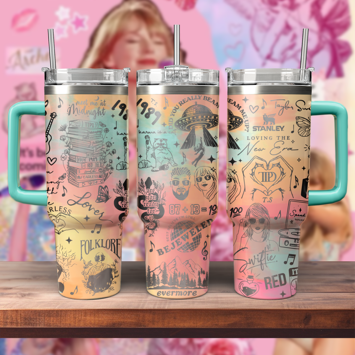 All 11 of Eras - 40oz Tumbler TLA44