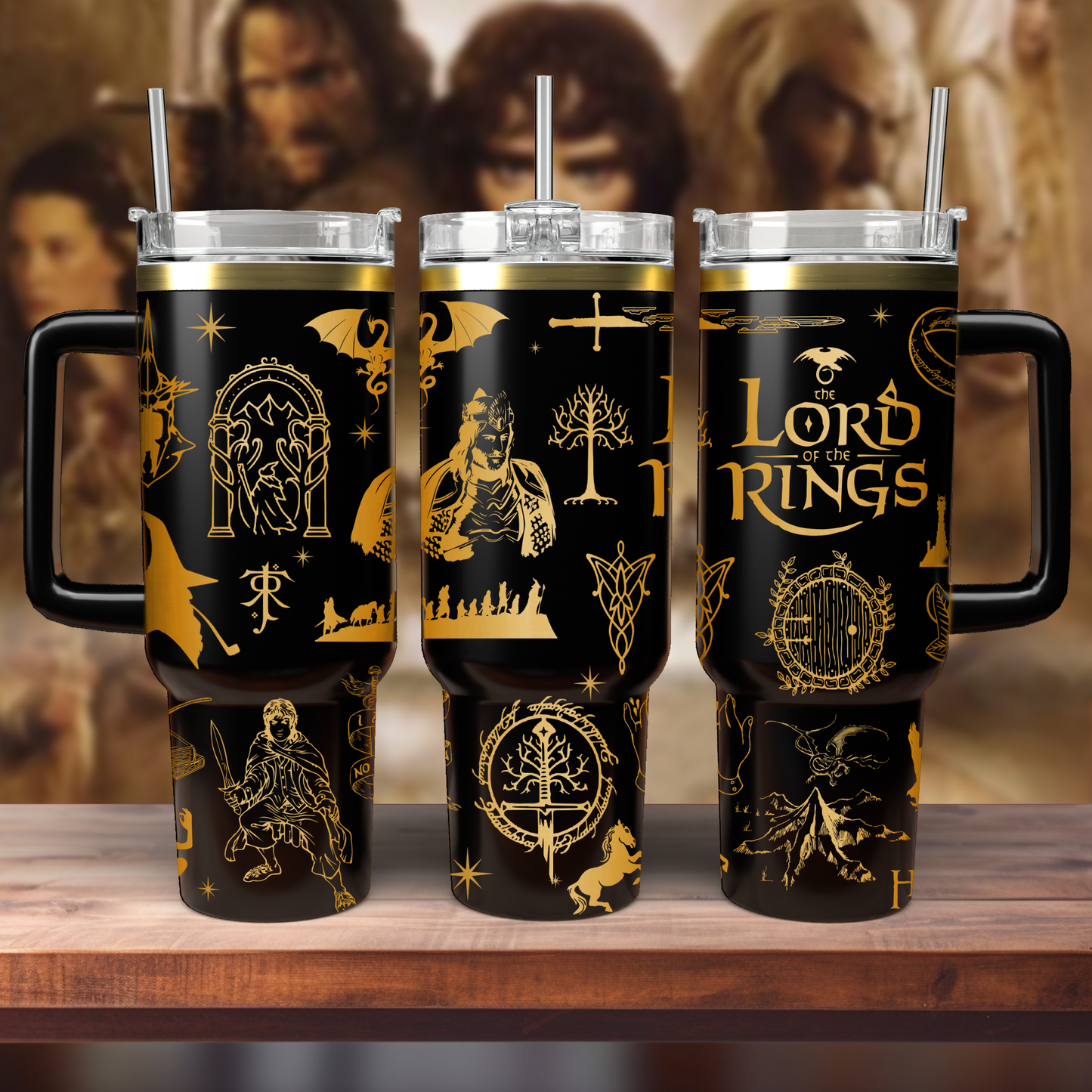 Lord of the Rings TLA15 - Engraved 40oz Tumbler