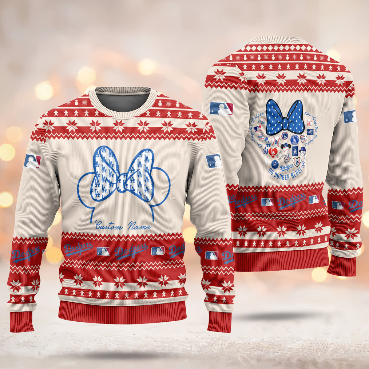 A Best Gift For Fan, Custom Baseball Teams Ugly Sweater _ 411MC-US005