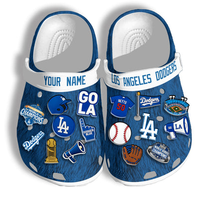 LAD World Series Champions Clogs - Charms Gift Set