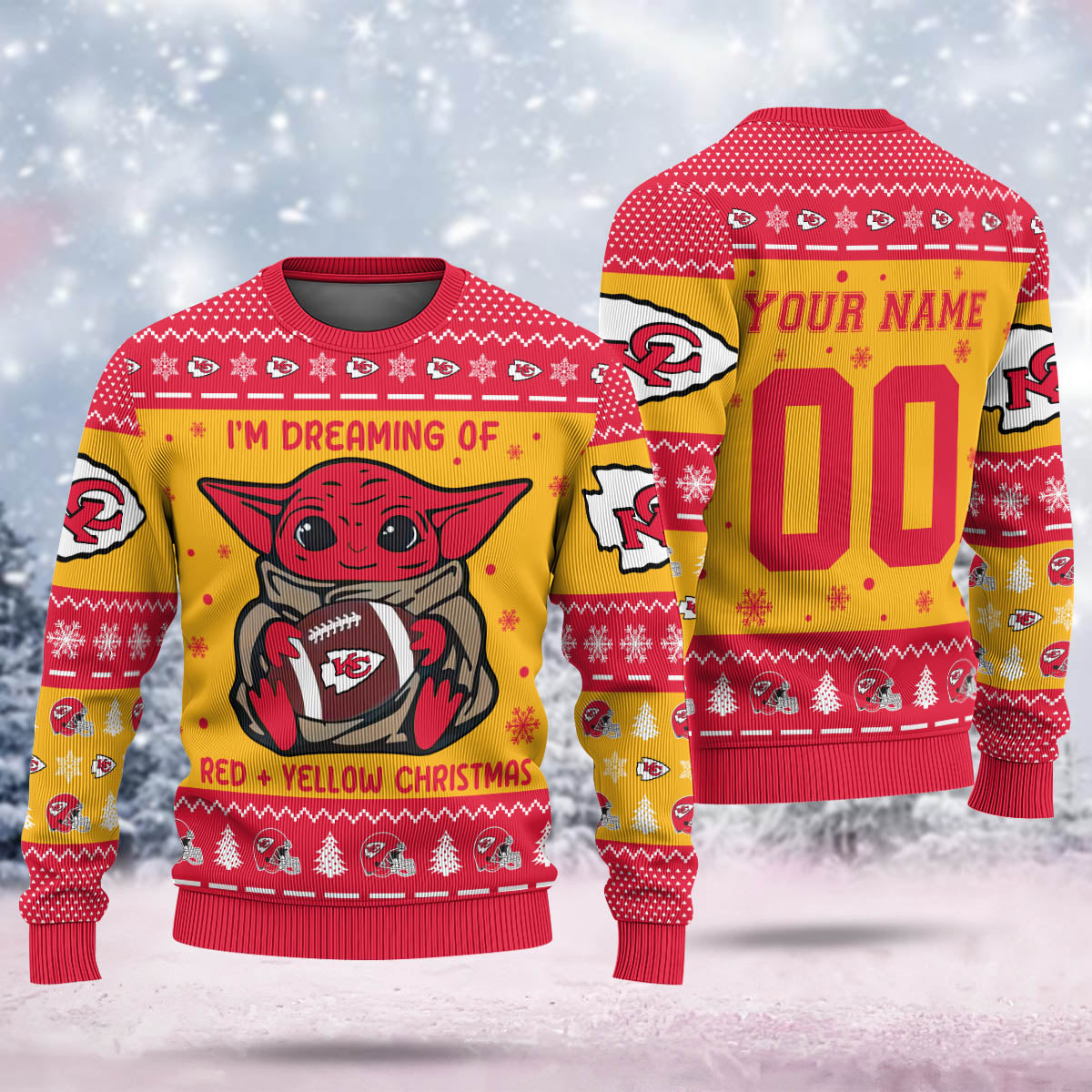 A Best Gift For Fan, Custom Unisex Football Teams Ugly Sweater - 411MCTLUS023