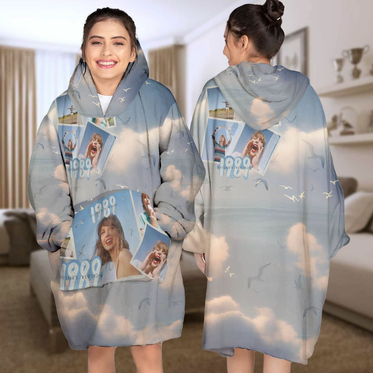 Taylor Swift 1989 Version Blanket Hoodie - 408HLTLBH092