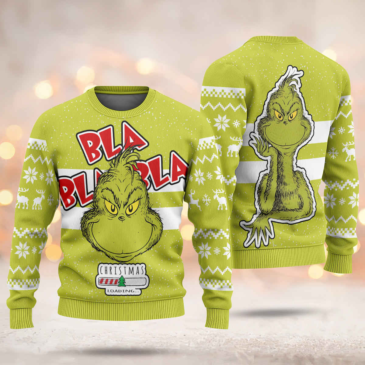 A Best Grinch Gift For Fan Unisex Ugly Sweater - 411TT-US018