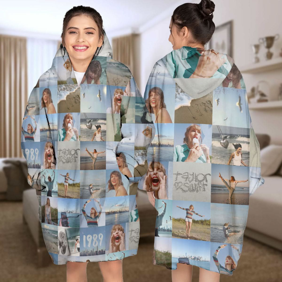 Taylor Swift 1989 Blanket Hoodie - 408HLTLBH096