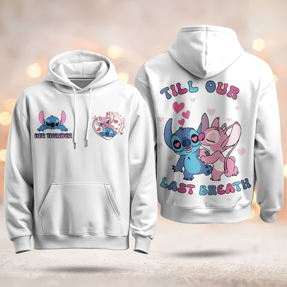 Best Gift For Couple Custom Printed Fleece Hoodie - 412MCTLFH010