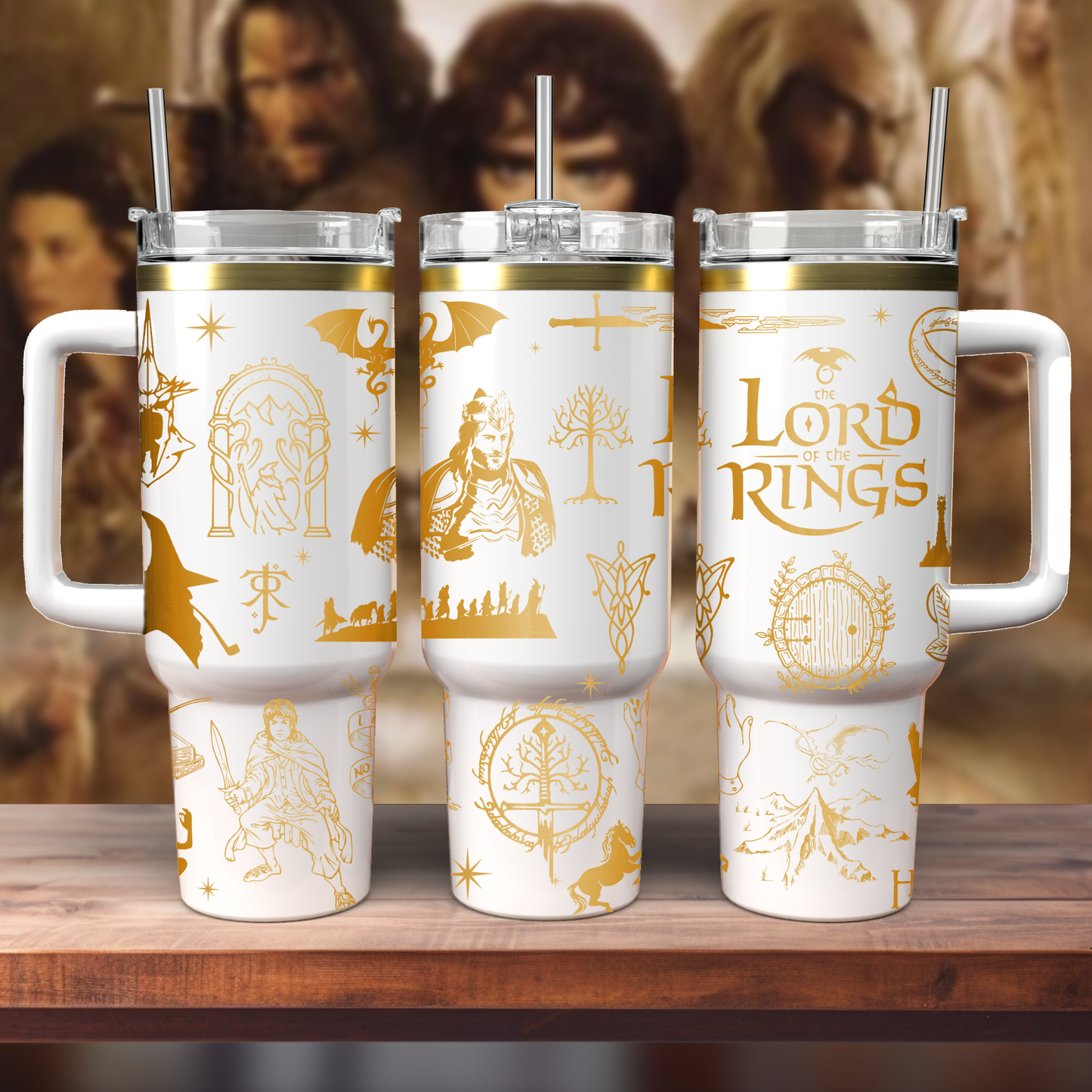 Lord of the Rings TLA15 - Engraved 40oz Tumbler