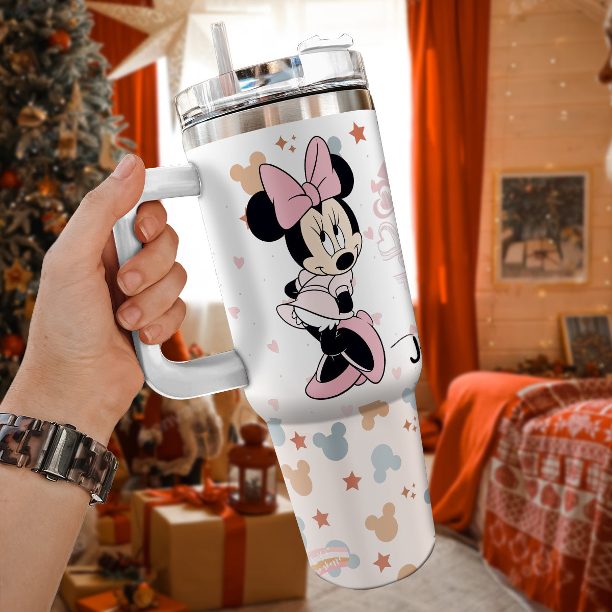 40oz Custom Disney Minnie Tumbler -410TT-TB053