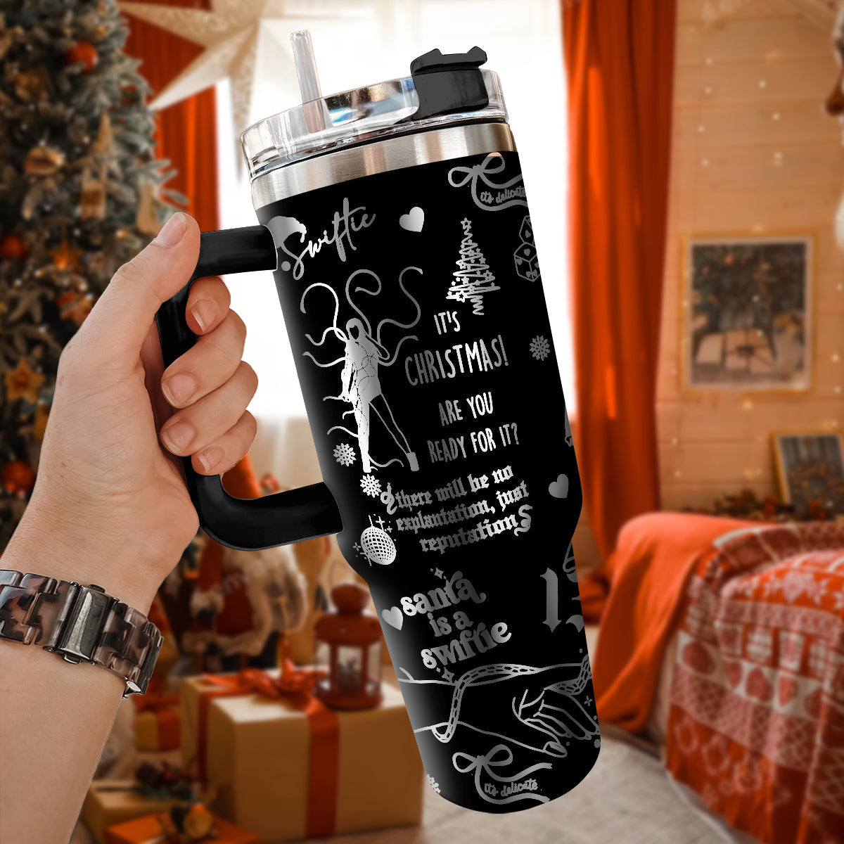 Custom Album Rep Christmas TS 40oz Tumbler - 410QA-TB064