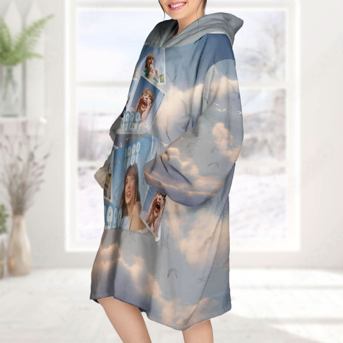 Taylor Swift 1989 Version Blanket Hoodie - 408HLTLBH092