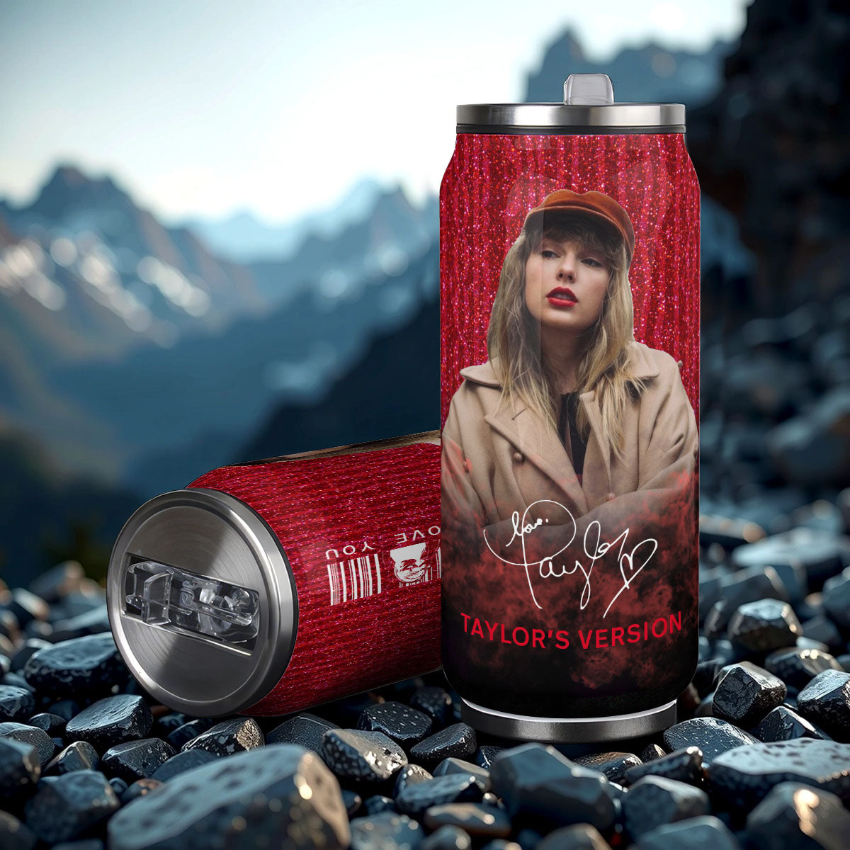 Best Gift For TS Fan Red Album, Custom Can Tumbler 17oz - 412MCTLCT004