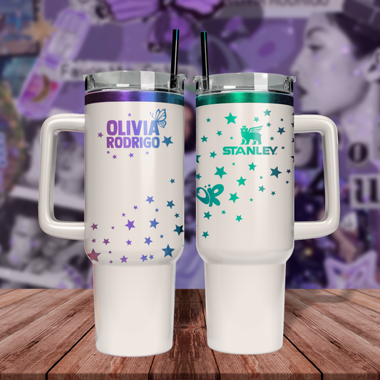 40oz Olivia Rodrigo Custom Tumbler TLA58 - Guts World Tour 2024