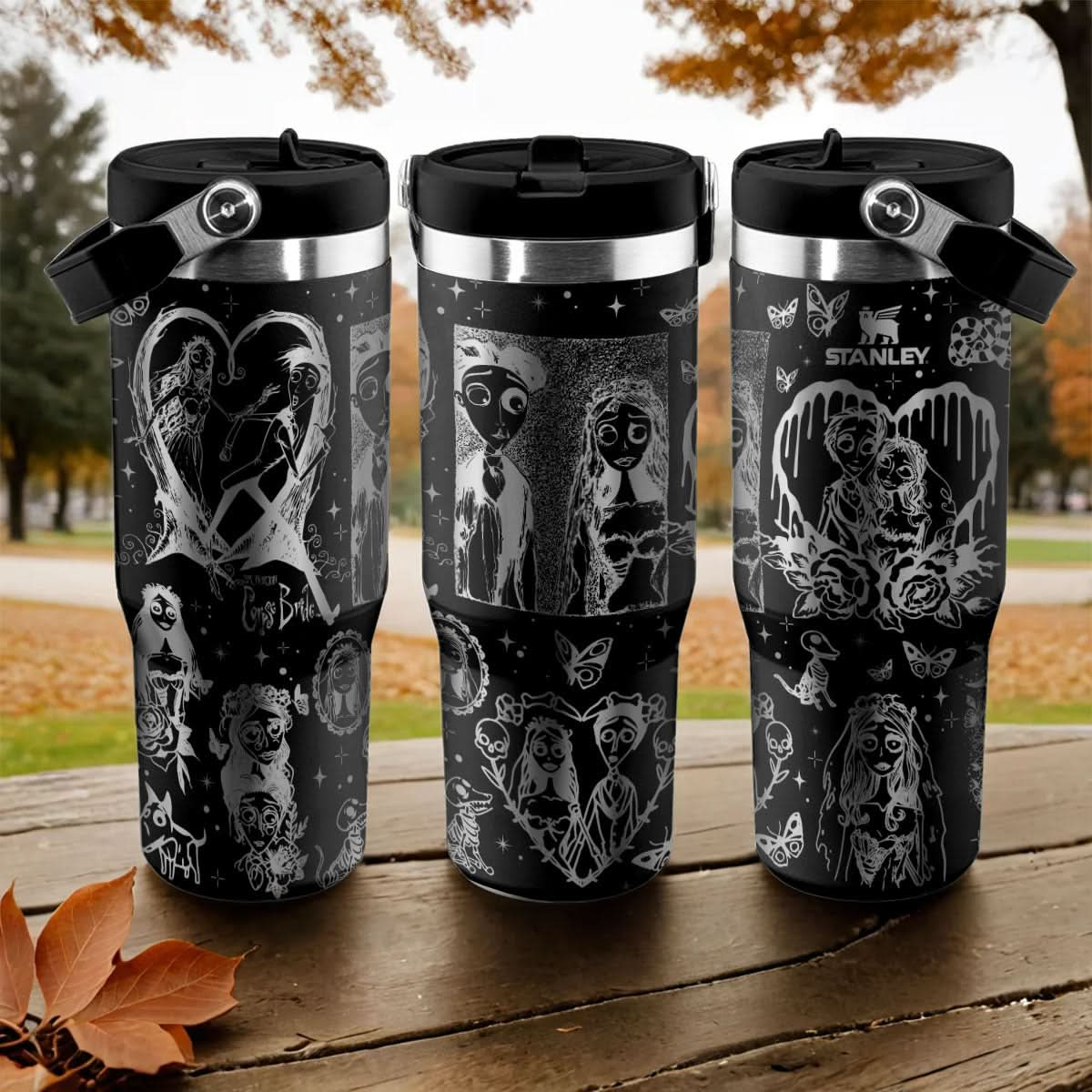 Couple Corpse Bride Halloween IceFlow 40oz Tumbler - 409HLTLTB162