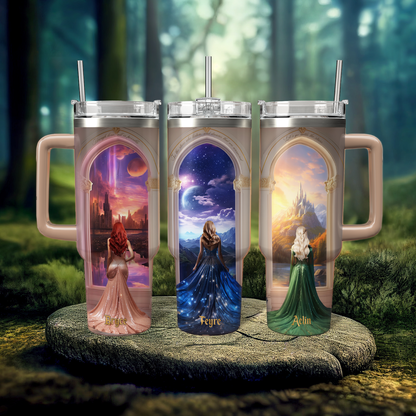 40oz Throne of Glass Tumbler TLA33 - Perfect Gift For Reader