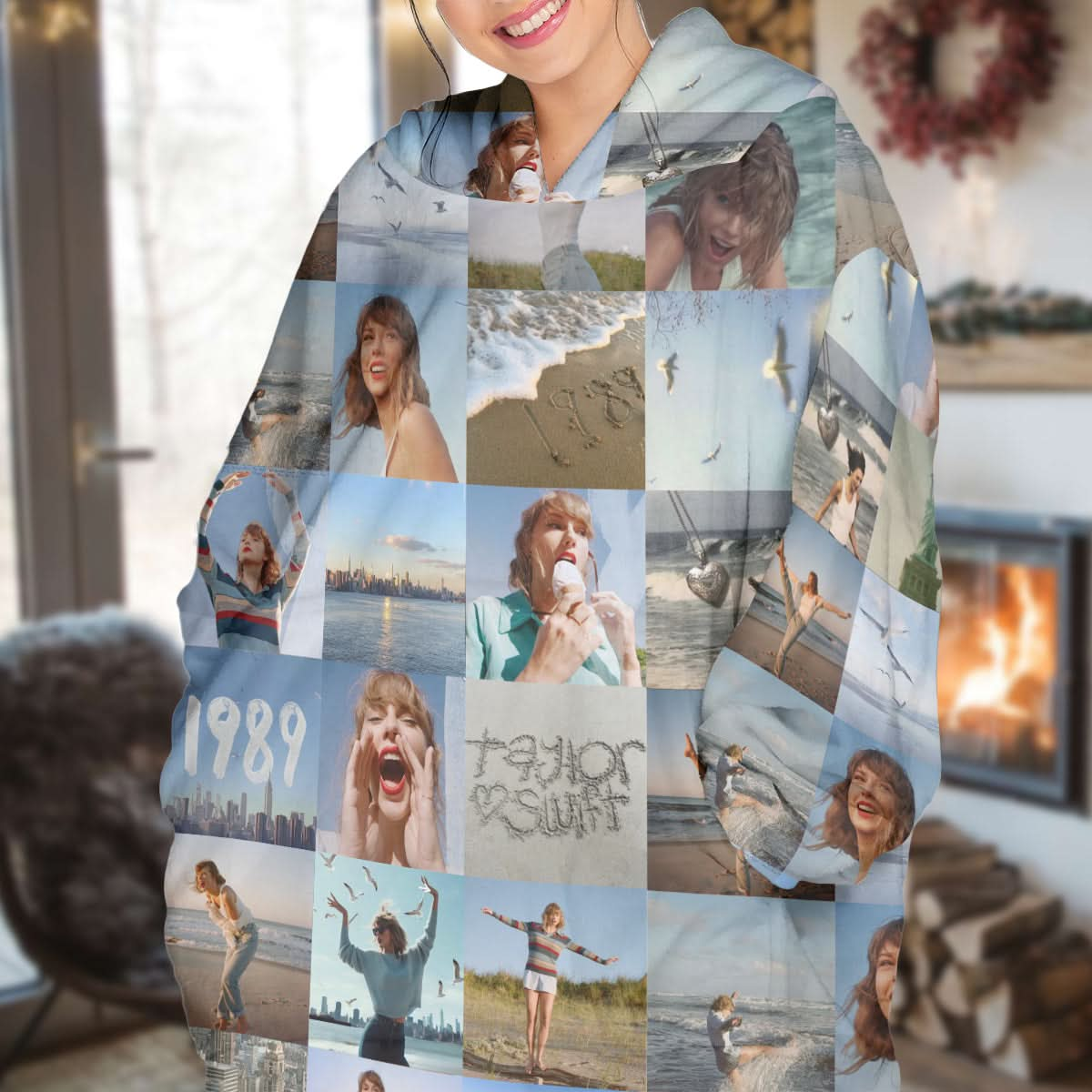 Taylor Swift 1989 Blanket Hoodie - 408HLTLBH096