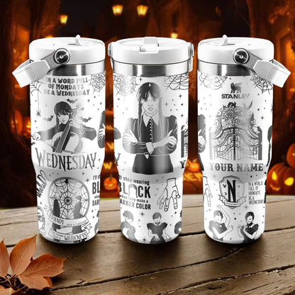 Wednesday Addams IceFlow 40oz Tumbler - 409TTTLTB010