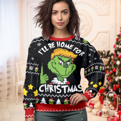 A Best Gift For Fan, Custom Grinch Ugly Sweater - 411QA-US020