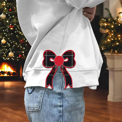 Custom Cookie Disney Embroidered Side Bow Sweater/ Hoodie - 411TT- SB011