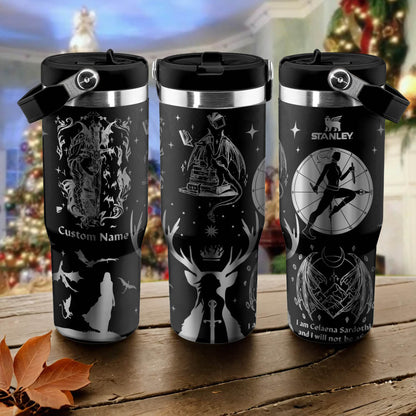 Throne Of Glass Custom IceFlow 40oz Tumbler - 412MCTLTB010