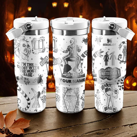 Beetlejuice Movies IceFlow 40oz Custom Tumbler - 409HLTLTB175