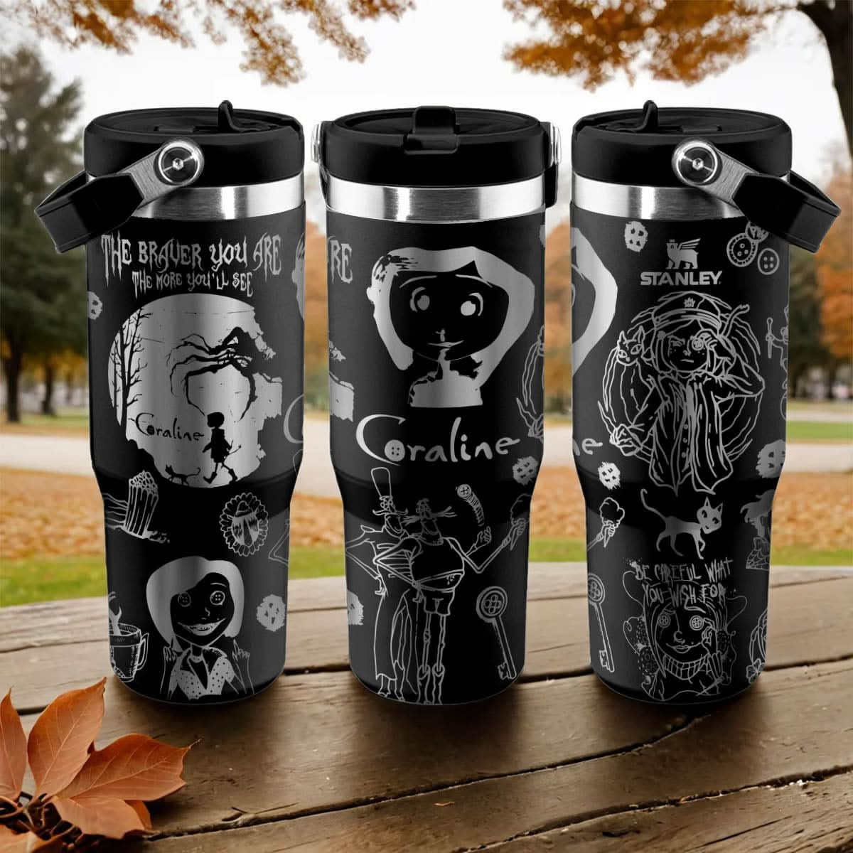 Coraline Movies IceFlow 40oz Tumbler - 409HLTLTB180