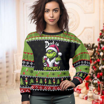 Christmas Grinch Ugly Sweater - 411TT- US023