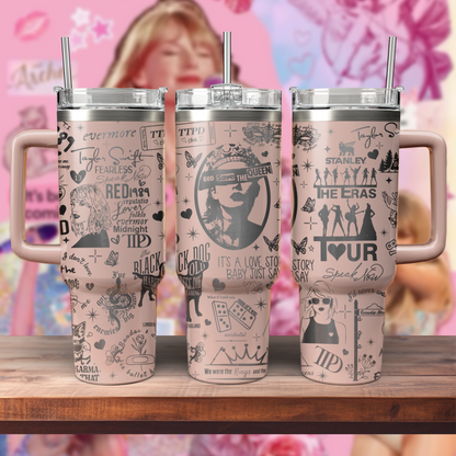 TS 40oz Tumbler TLA47 - Perfect Gift For Fans